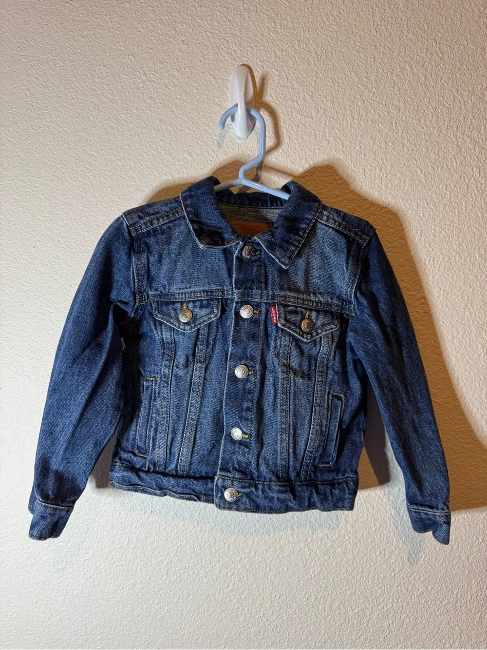 Levi's Kids Indigo Blue Denim Trucker Jacket